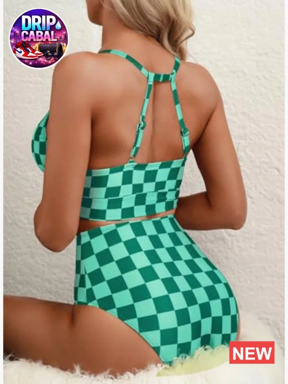 High Waisted Bikini Set Two Piece Swimsuit Tummy Control